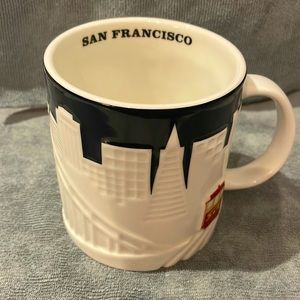Starbucks collector mug. Relief series San Francisco